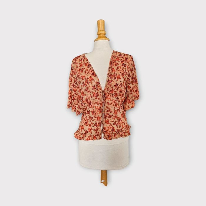 blouse 'Zara' abricot taille S