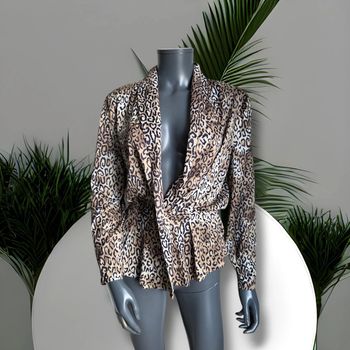Blazer - motif léopard-veste