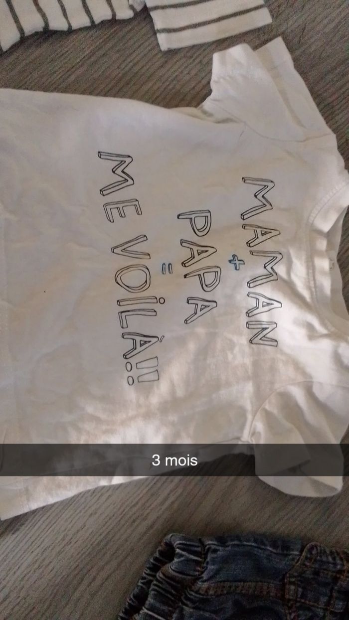 Pantalon chemise et t shirt