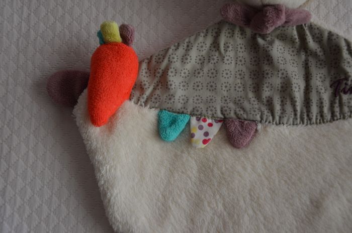 DOUDOU PLAT LAPIN TINOO * SAUTHON * 1637 - photo numéro 3