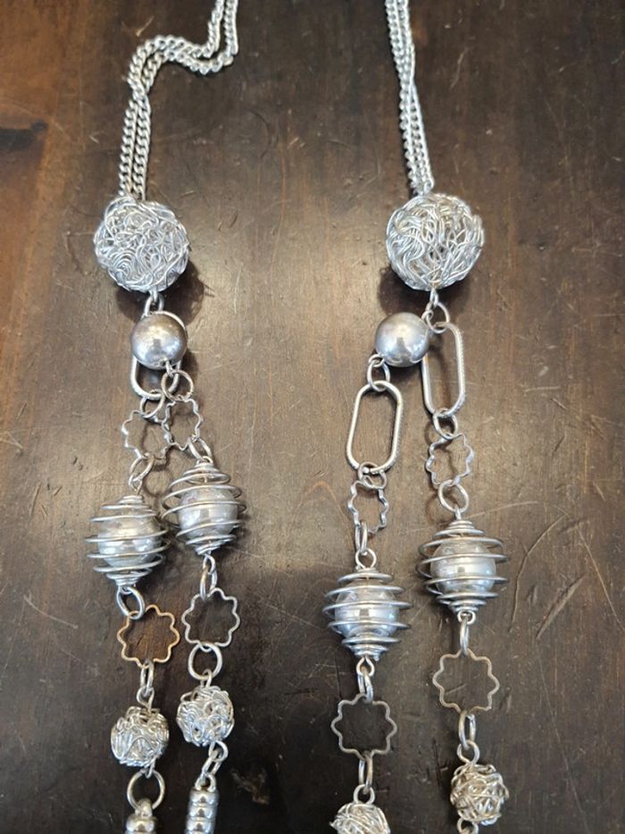 Collier moderniste années 1970. Signé LBVYR - photo numéro 9