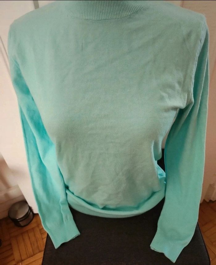 Pull col cheminé coton - photo numéro 3