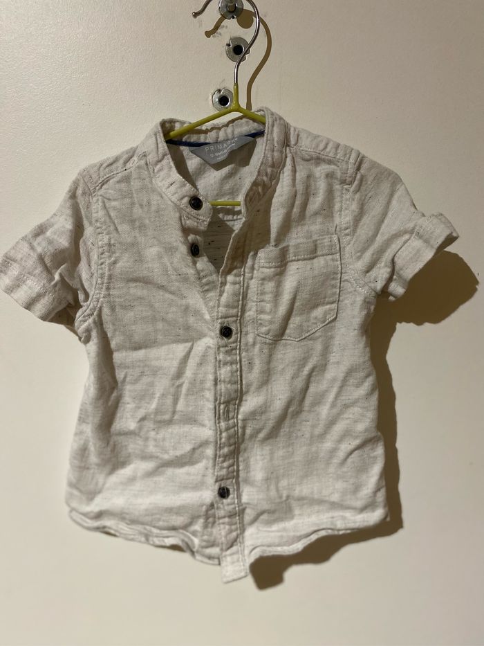 Chemise manches courtes 12-18 mois
