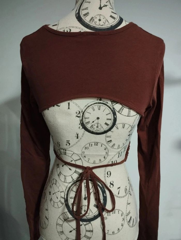 T-shirt manches longues original taille S - photo numéro 2