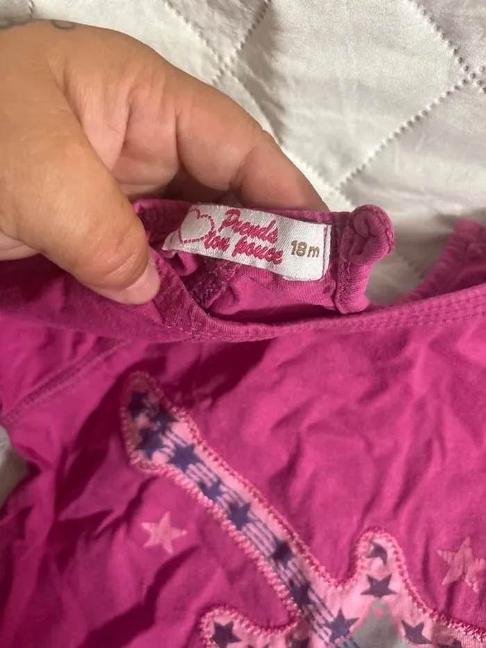 T shirt taille 18mois marque prend ton pouce - photo numéro 3
