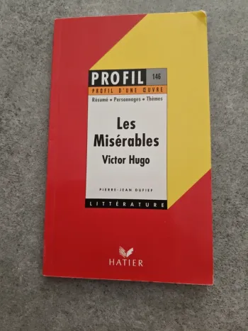Profil bac les misérables Victor hugo