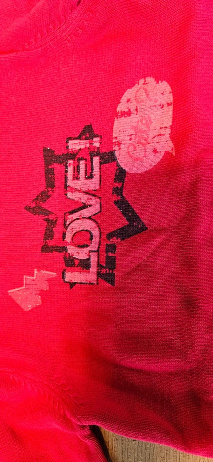 Pull léger à manches longues, rose fushia, Orchestra, taille 5 ans, peu mis - photo numéro 7