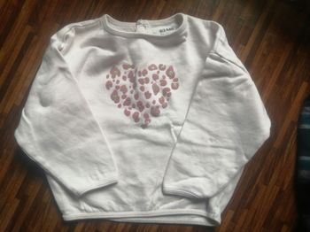 Sweat fille kiabi taille 24 mois 