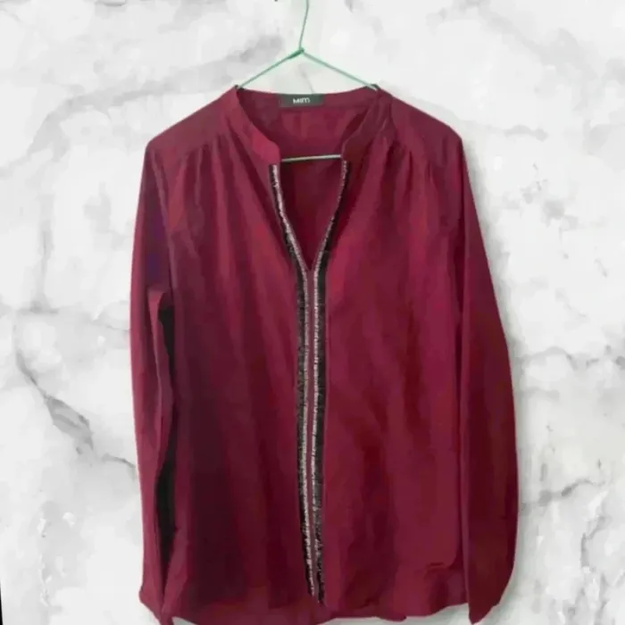 Haut femme L (40) couleur mûre - Mim