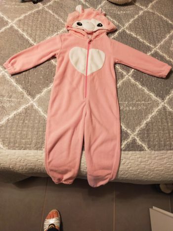 2 pyjamas fille molletonné 2 ans