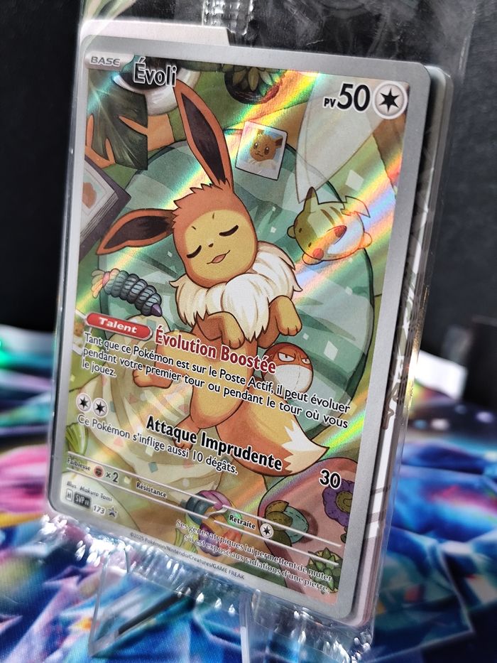 Carte pokémon neuve 🇨🇵 Evoli svp 173 stamp scellée Évolution Prismatique - photo numéro 2