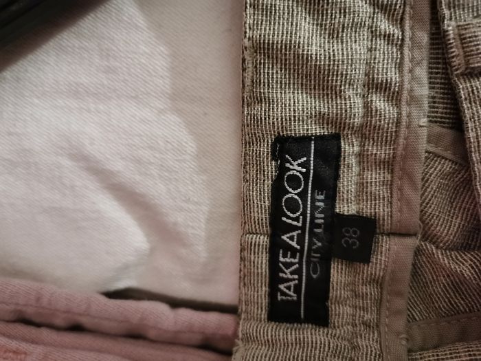 Pantalon femle beige gris - photo numéro 3