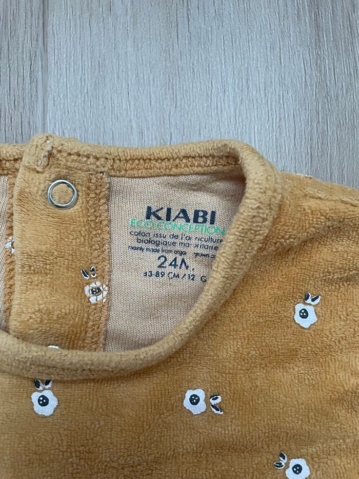Pyjama Kiabi jaune moutarde 24 mois - photo numéro 4