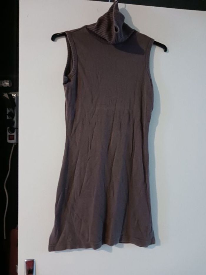 Robe pull marron taille unique
