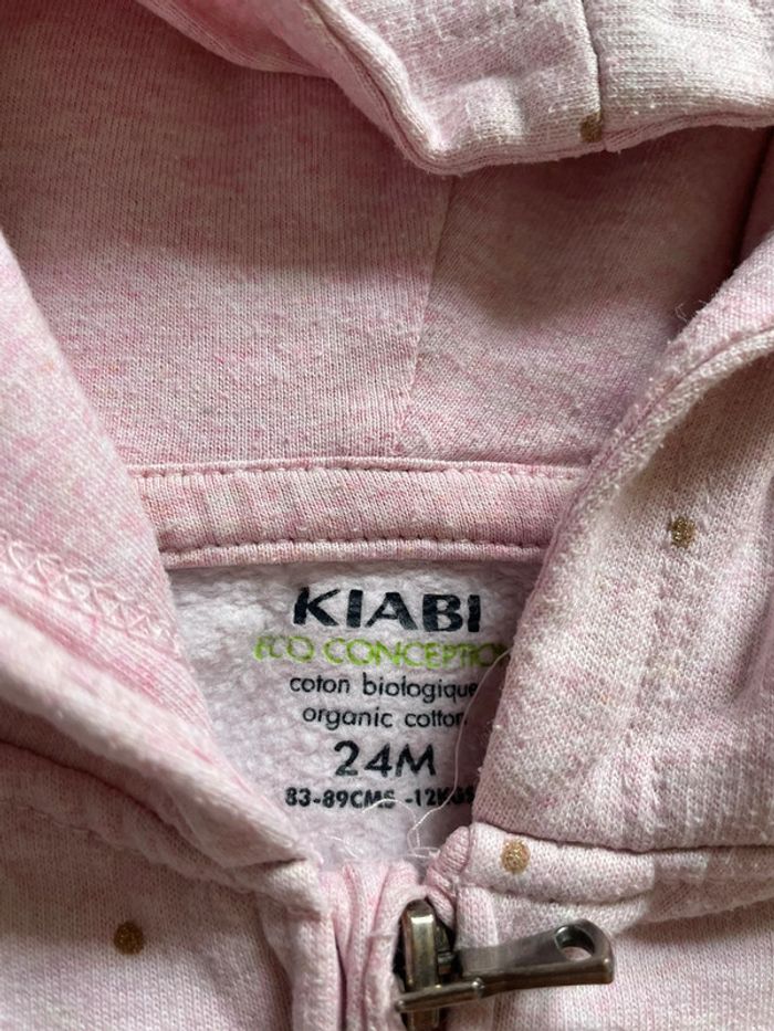 Gilet zippé kiabi 24 mois - 86 cm - photo numéro 4