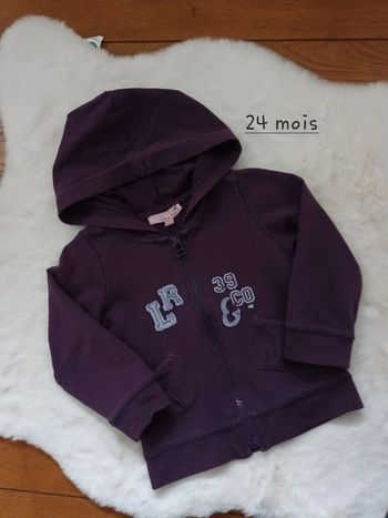 Sweat à capuche T24mois
