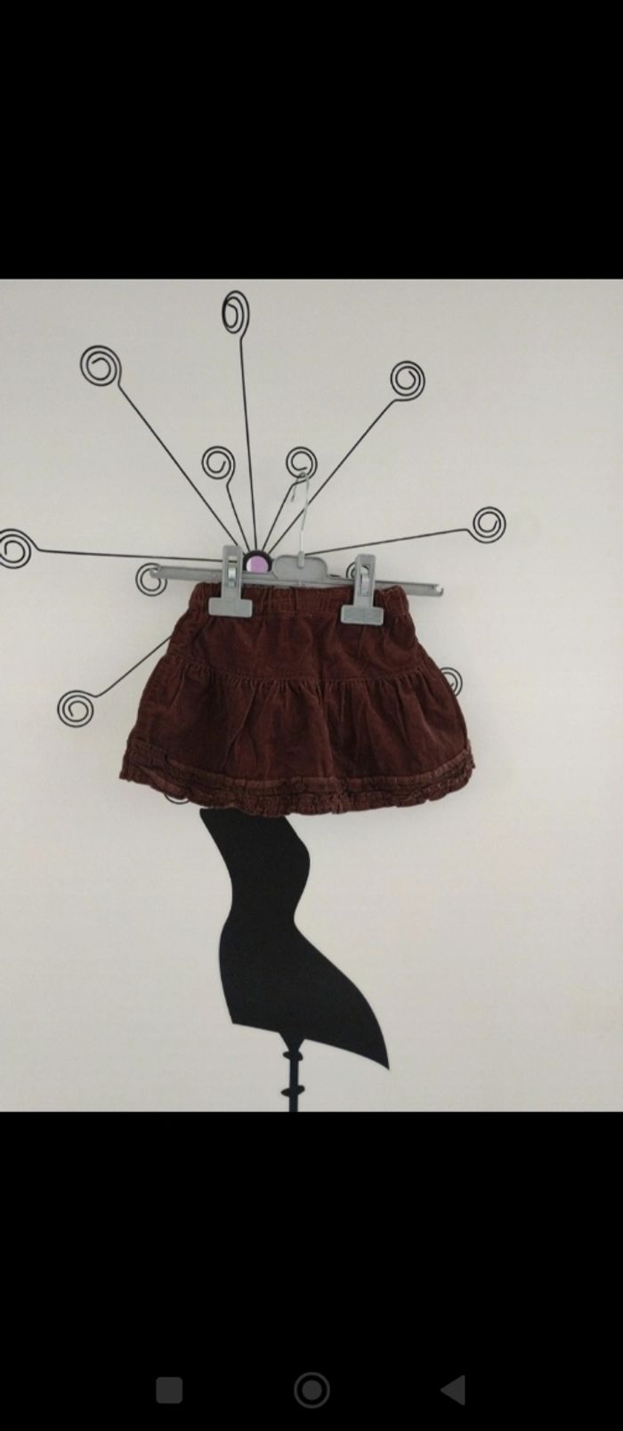 Jupe Bambi taille 4-6 mois 68 cm H&M - photo numéro 2