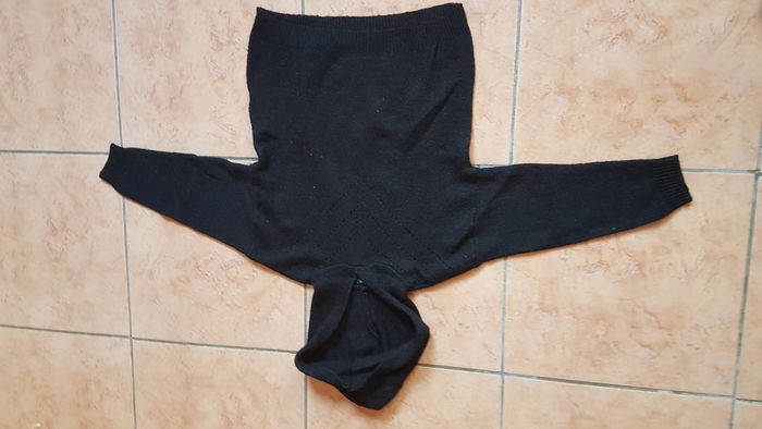 Pull mi-saison à capuche fille 8 ans noir Kiabi
