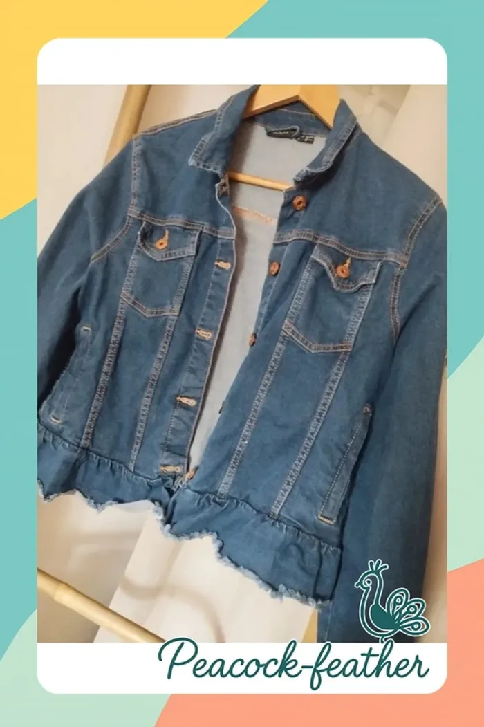 Veste en jean 40/42 - photo numéro 9