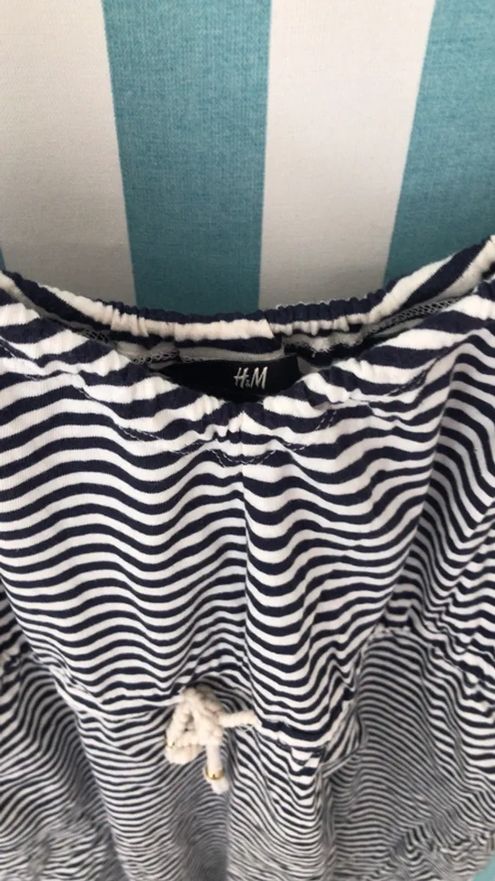 Robe d’été marinière cordon de marin - photo numéro 2