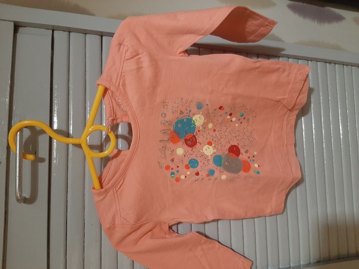 6 tee shirts manches longues filles Taille 6 mois - photo numéro 3