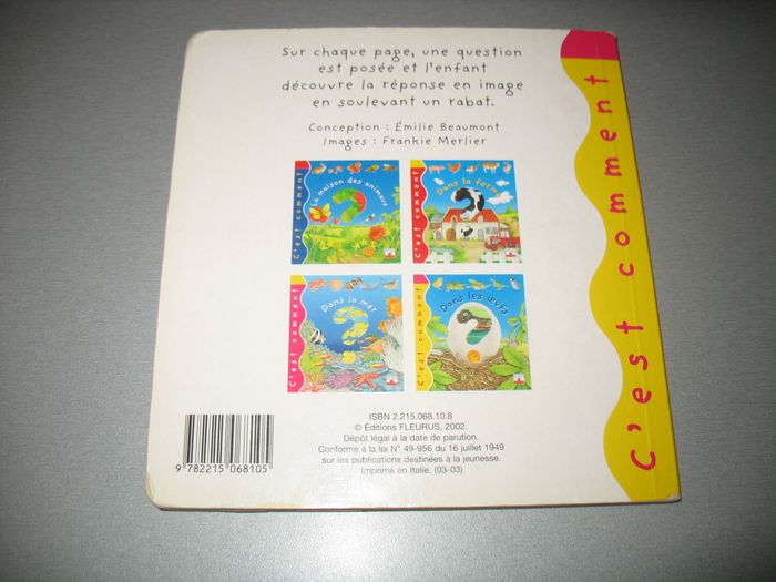 LIVRE : C'EST COMMENT DANS LES ŒUFS "ÉDITIONS FLEURUS" - n°25 - photo numéro 2