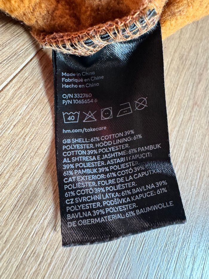 Sweat à capuche H&M Mickey Mouse marron et orange - photo numéro 5