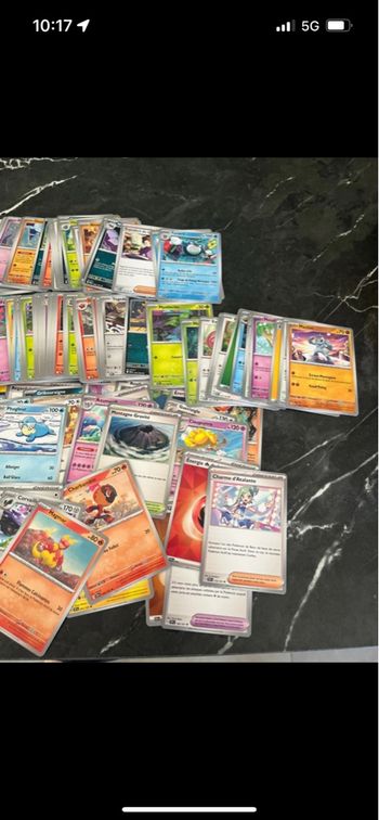 Lot 400 cartes Pokémon 