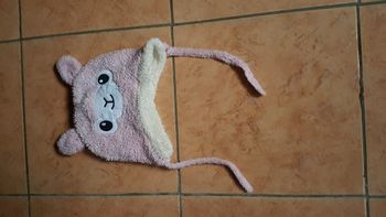 Bonnet polaire fille à cordons rose 5-6 ans Zeeman