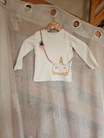 Tee shirt à manches longues pour fille