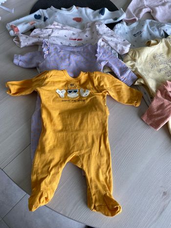10 pyjamas fille 1 mois