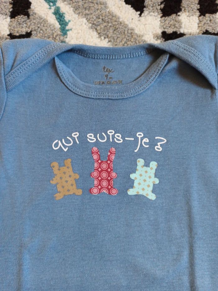 Lot de 3 grenouillères ML - Taille 9 mois - photo numéro 6