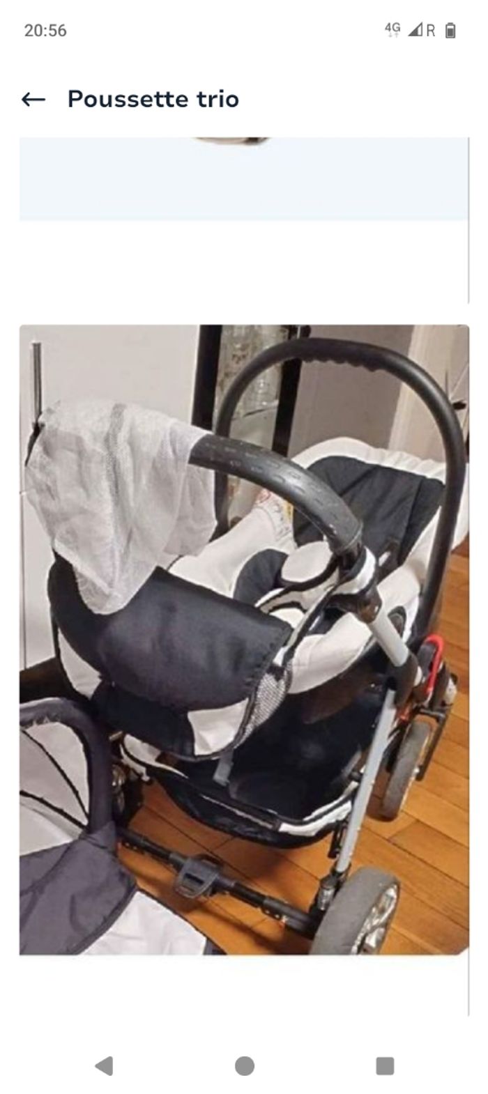 Poussette 3  en 1 ,(en main propre uniquement) - photo numéro 3