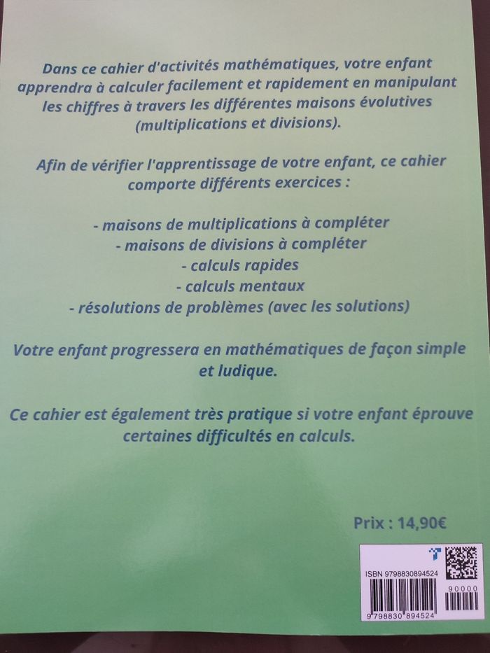 Cahier d'activités mathématiques - photo numéro 2