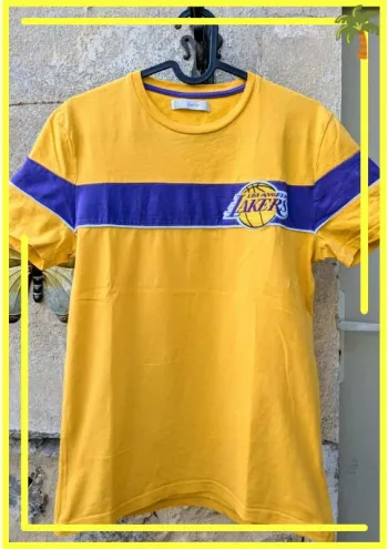 T-shirt Lakers brodé – Pour les MVP du style !
