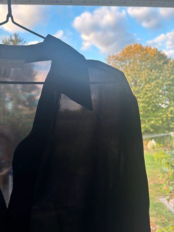 Chemise noire transparente 1 2 3