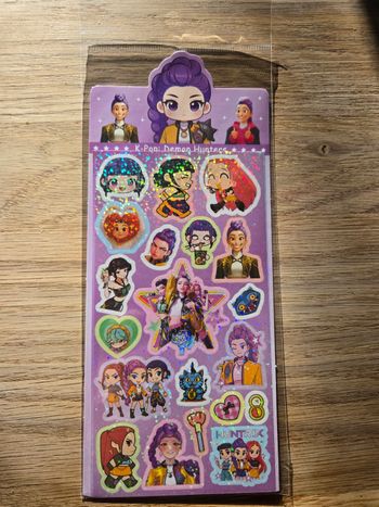 Autocollants / stikers / demon hunters kpop huntrix