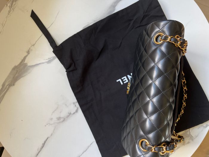 Sac à main bandoulière noir matelassé - photo numéro 8