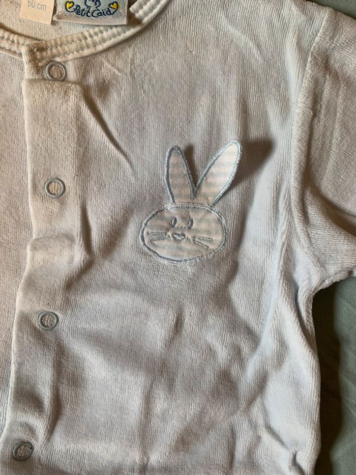 Pyjama lapin bleu - photo numéro 2