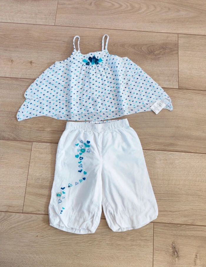 Ensemble débardeur et pantalon 6 mois - photo numéro 2