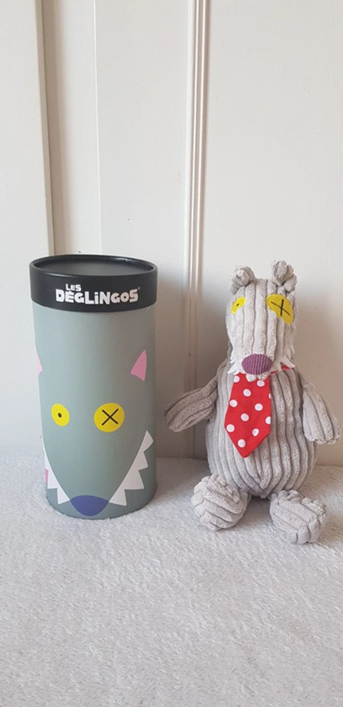 Peluche loup les deglingos