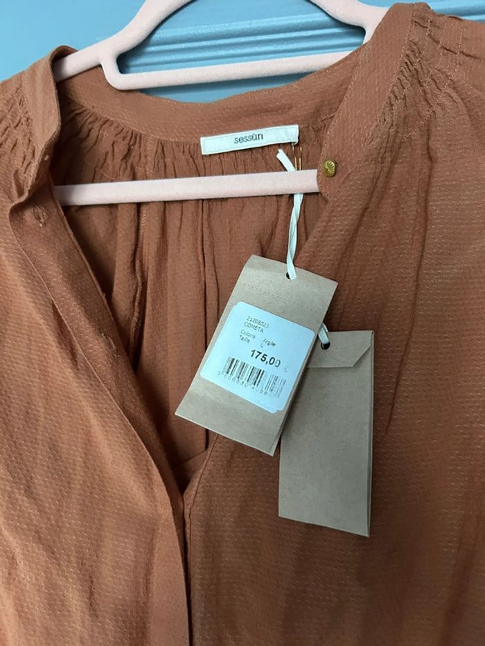 Robe Sessun Cometa brique T. L neuve - photo numéro 6