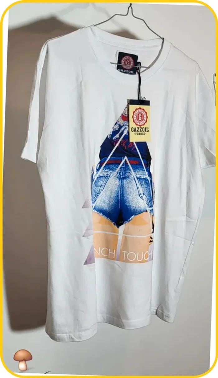 T-shirt Gazzoil neuf avec étiquette - Taille L - photo numéro 2