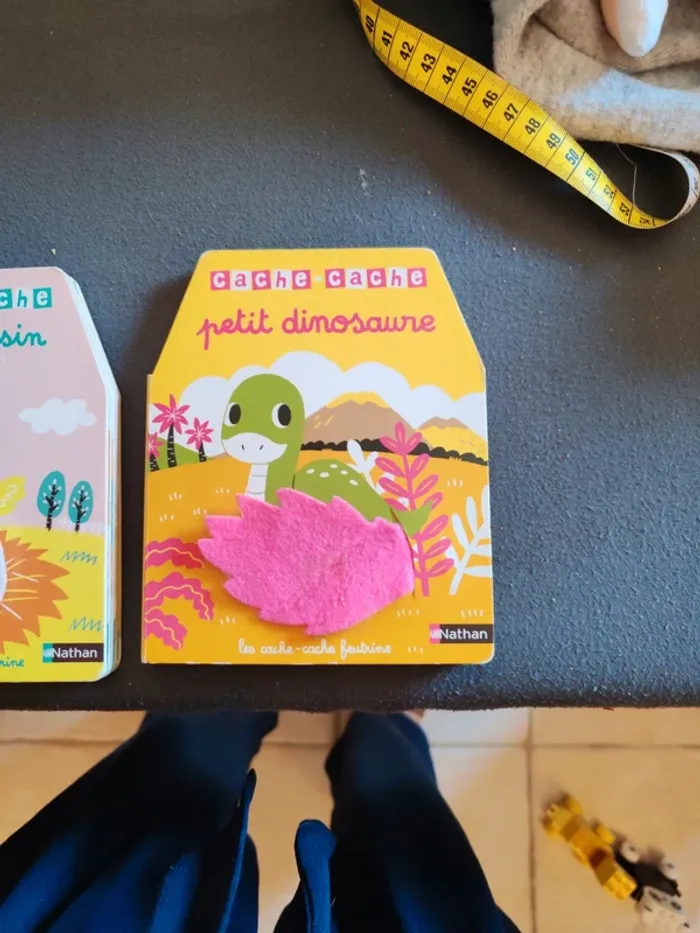 Lot de 2 livres en feutrine - photo numéro 2