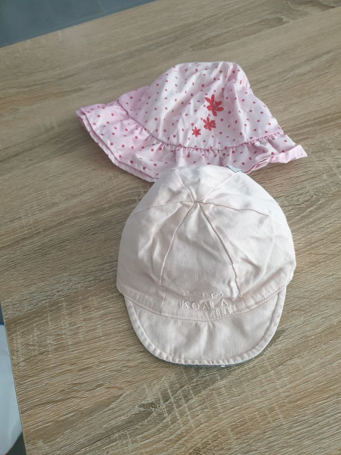 Lot Bob et casquette fille