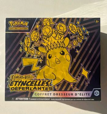 Etb etincelles déferlantes ev8 pokémon ( scellage parfait)