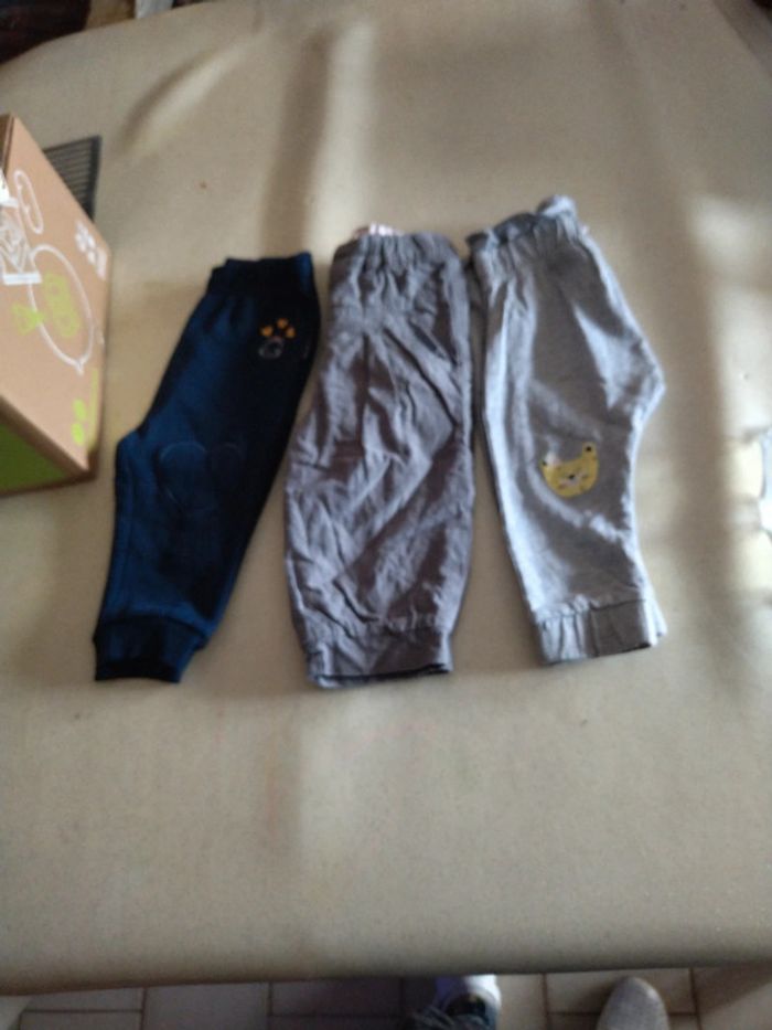 Lot de 3 pantalons chauds bébé