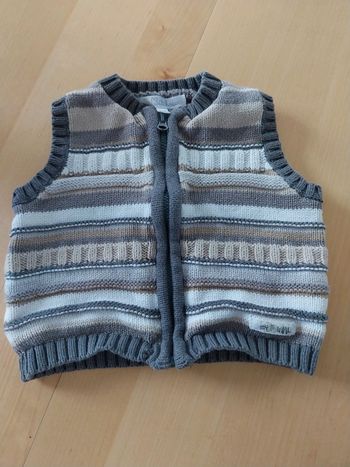 Gilet sans manches bébé garçon 6 mois