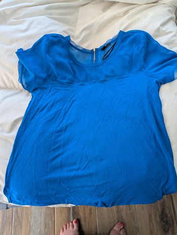 Top bleu roi H&M taille L