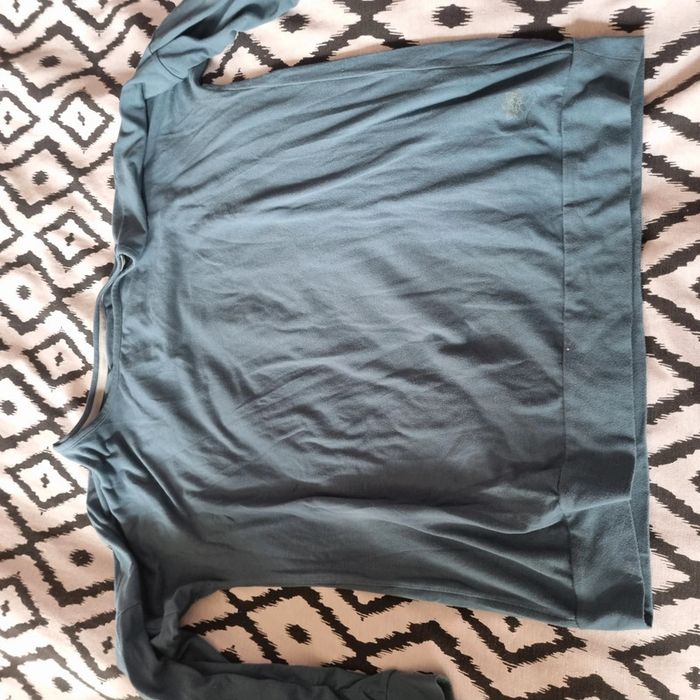 T shirt sport dos respirant bleu lidl crivit 46 48 neuf